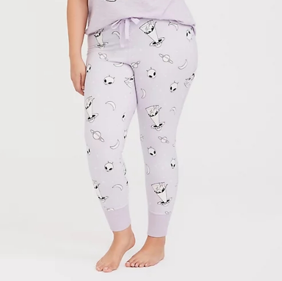 torrid Other - TORRID SIZE 6 LAVENDER ALIEN DRAWSTRING SLEEP PANT